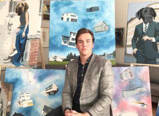 Sigurður Sævar – 20 ára myndlistamaður sem hefur haldið um 20 einkasýningar