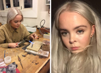 Katla Karlsdóttir, er 21 árs námsmaður í nútíma skartgripa hönnun í Belgíu