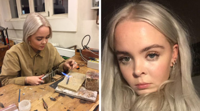 Katla Karlsdóttir, er 21 árs námsmaður í nútíma skartgripa hönnun í Belgíu
