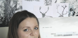 Bylgja Lind listamaður sækir innblástur í náttúru austurlands