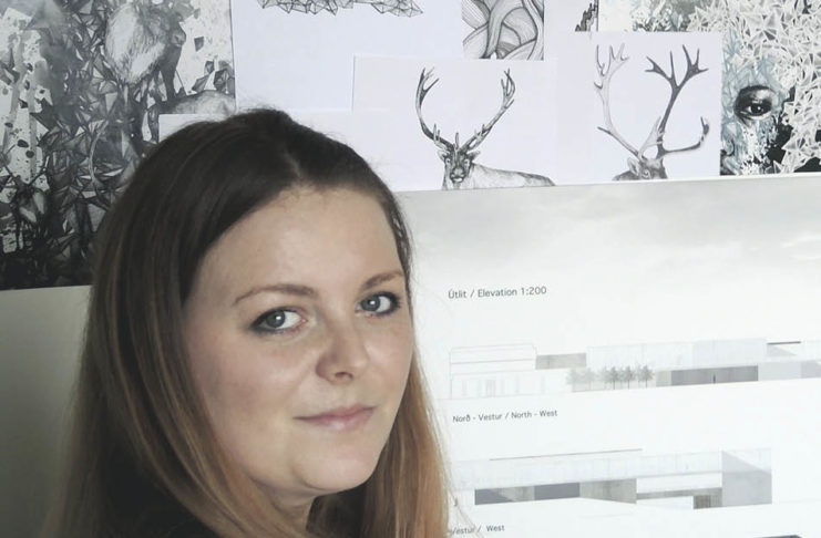 Bylgja Lind listamaður sækir innblástur í náttúru austurlands