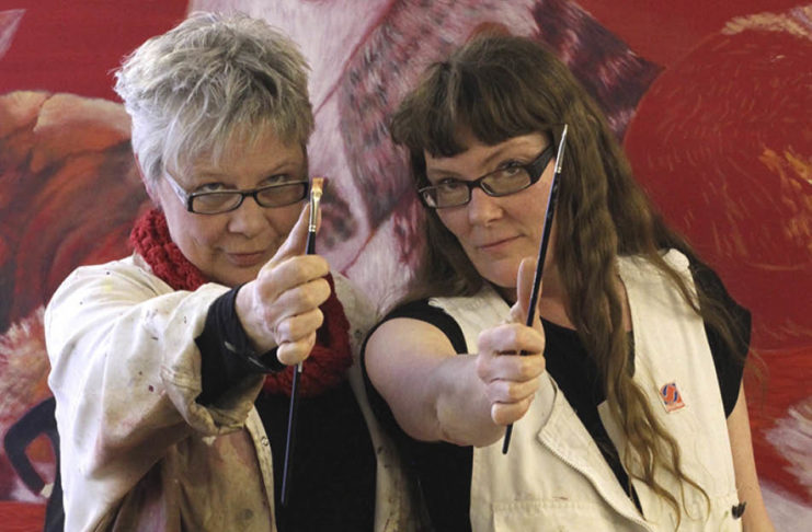 Einstök samvinna systranna Söru og Svanhildar