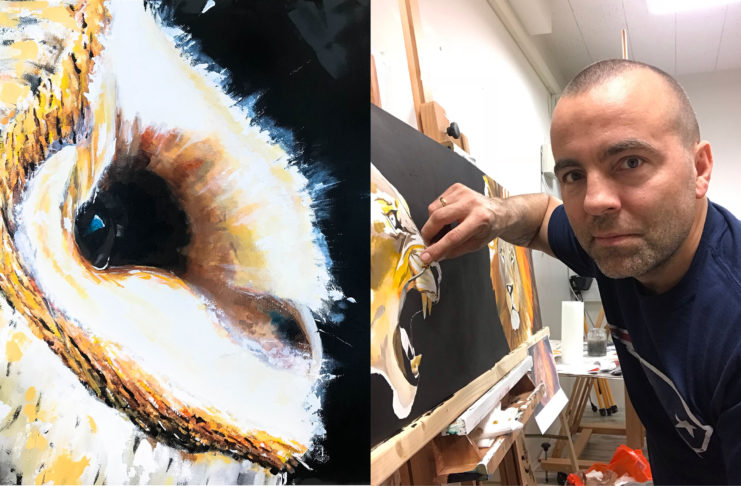 Myndlistin yfirtók lífið þegar Ingvar Þór hlýddi konunni Ingvar Þór Gylfason